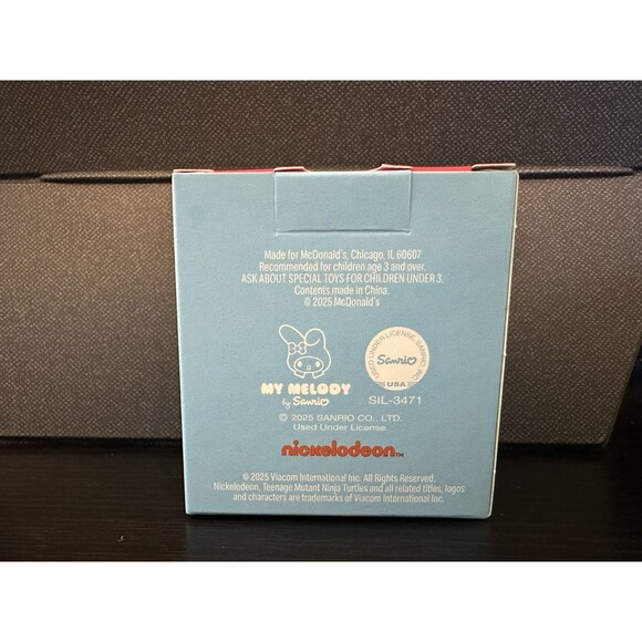 2025 Hello Kitty/TMNT My Melody Leonardo McDonalds Happy Meal Toy #5 NEW SEALED - Picture 3 of 4